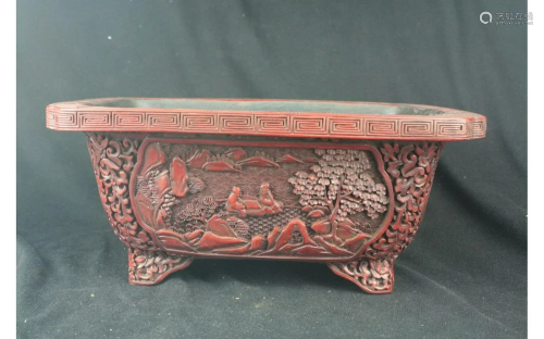 Chinese Lacquer Censer