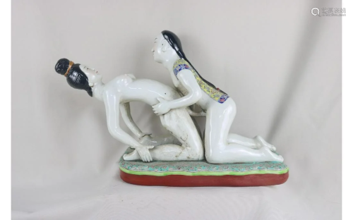 Chinese Porcelain Erotic Figure