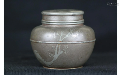 Chinese Bronze Tea Jar