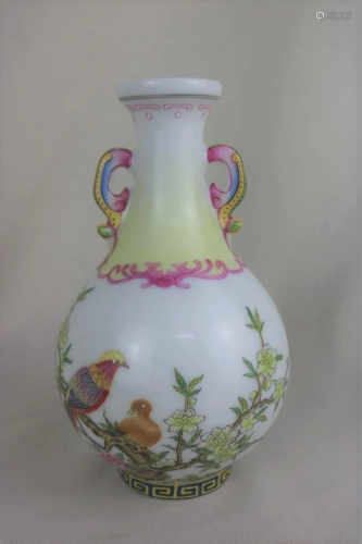 Chinese Enamel Porcalin Vase