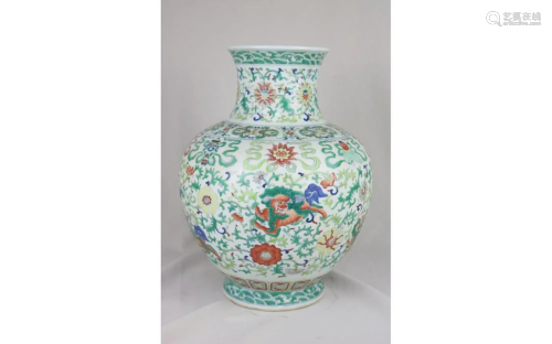 Chinese Doucai Porcelain Vase