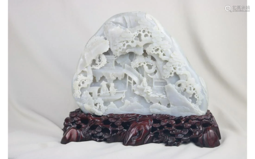 Chinese White Jade Boulder