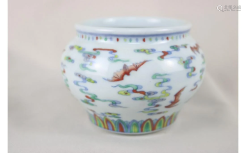 Chinese Doucai Porcelain Water Pot