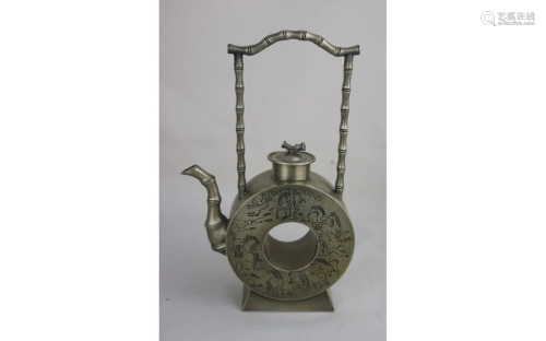 Chinese Bronze Teapot