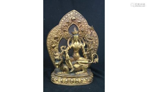 Chinese Gold Gilt Budda