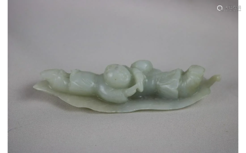 Chinese Ancient Carved Jade Figure