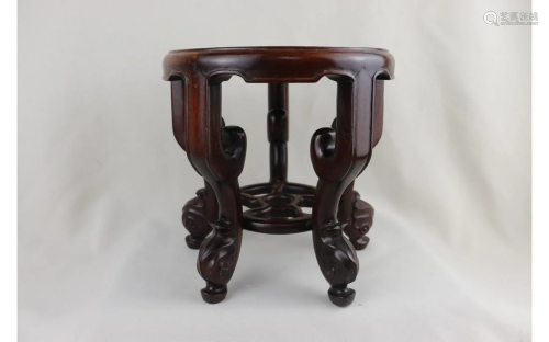 Chinese Rosewood Stool