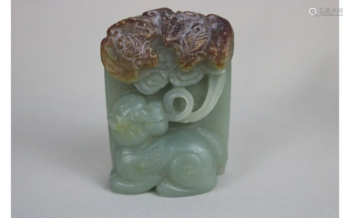 Chinese Ancient Jade Lion