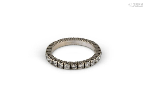 ETERNITY-RING MIT DIAMANTBESATZ