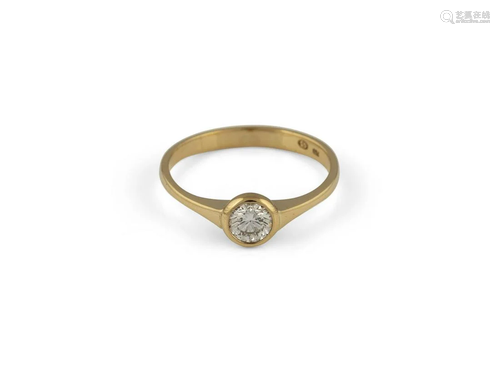 RING MIT BRILLANT-SOLITAIRE