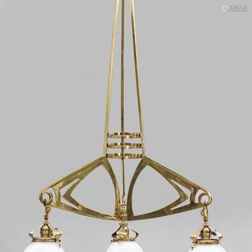 Große Jugendstil-Deckenlampe