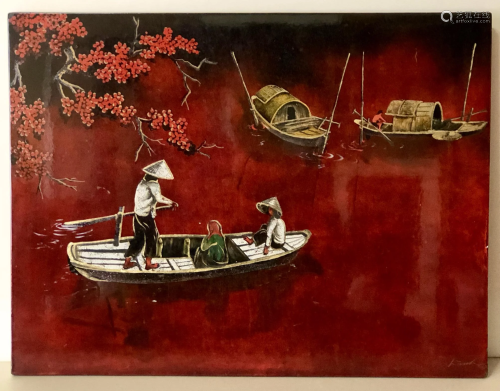 Thanh Lap (Vietnamese), Painting on Lacquer Board