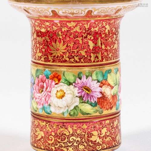 Böhmische Spätbiedermeier-Vase