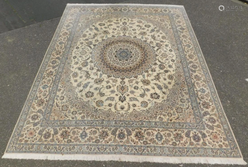 Nain Persian carpet. Very fine weave.