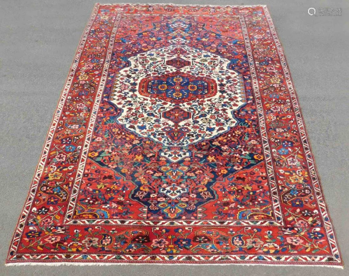 Bakhtiar Persian carpet. Iran. Old, mid 20th century.