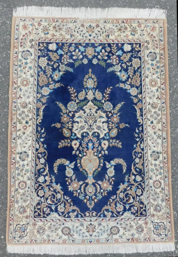 Nain Persian carpet, very fine. Iran.