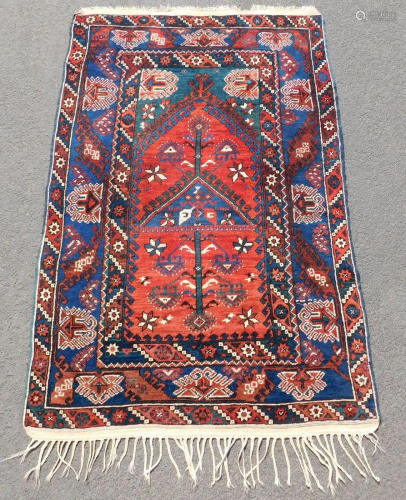 Dazgiri village rug. Anatolia. Turkey. Old.