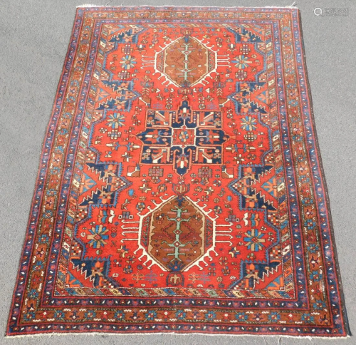 Heriz / Karadja Persian carpet. Iran. Old