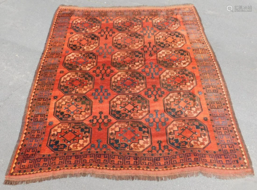 Ersari - Main - Carpet. Probably antique 19th century.