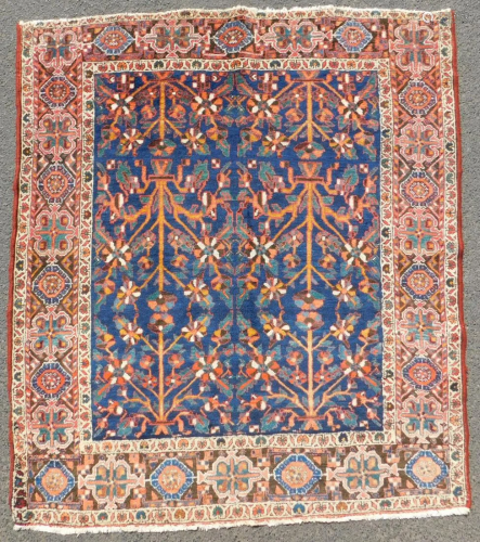 Afshar tribal rug. Persian carpet. Iran. Antique.