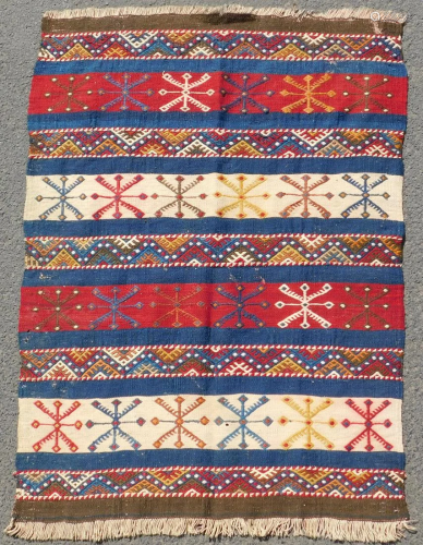 Anatol kilim with a Zille technique. Turkey. Old.
