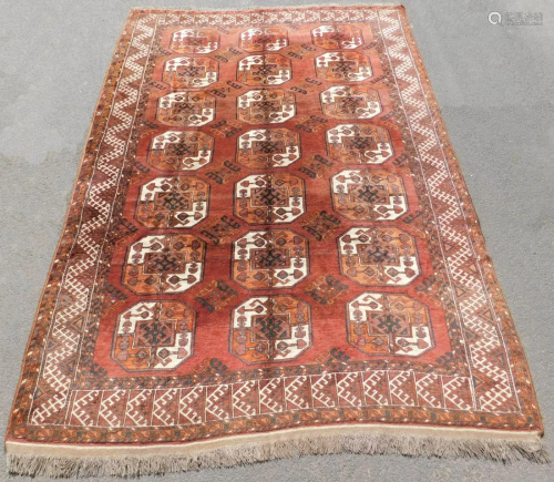 Ersari Beschir carpet. Turkmenistan. Antique.