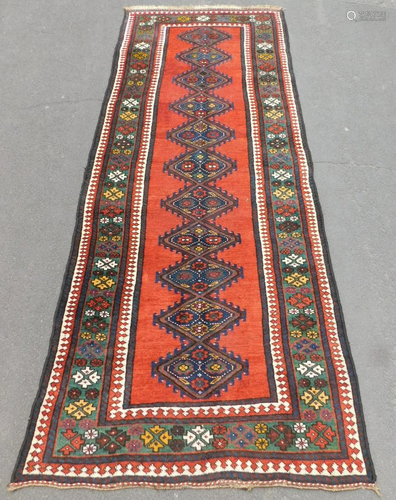 Kelardasht gallery carpet. Probably Caucasus antique.