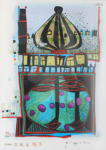 HUNDERTWASSER (1928 - 2000). From 10002 Nights