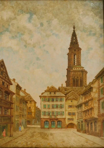 Karl PURRMANN (1877 - 1966). Strasbourg.