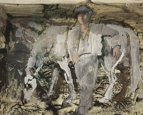 Karl SCHLAGETER (1894 - 1990). Horse guide.