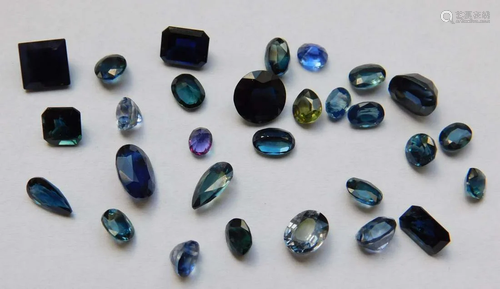 4.0 gram sapphires. Approximately 20 carats.