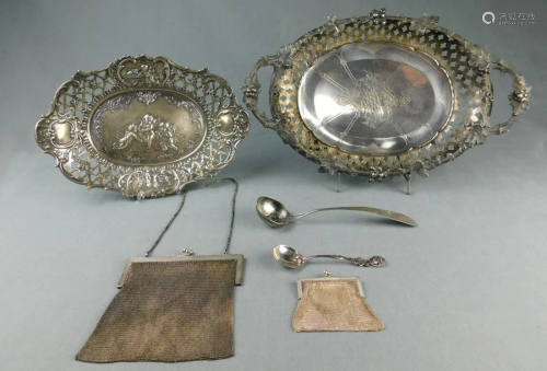 Mixed lot silver. Old. Various brands and alloys.