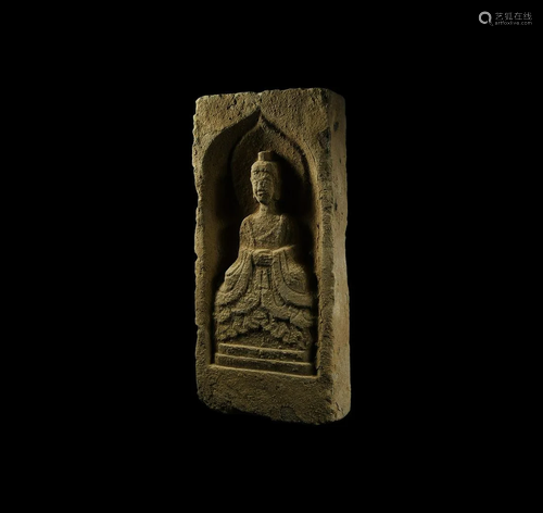 Chinese Northern Wei Buddha Brick