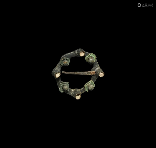 Medieval Turret Ring Brooch