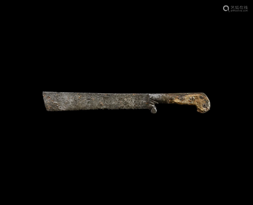 Tudor Period Hunting Knife with Bone Handle