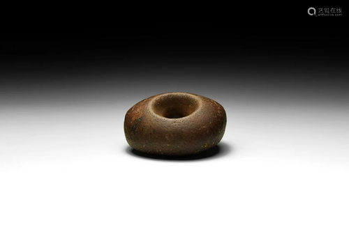 Stone Age Pierced Mace Head