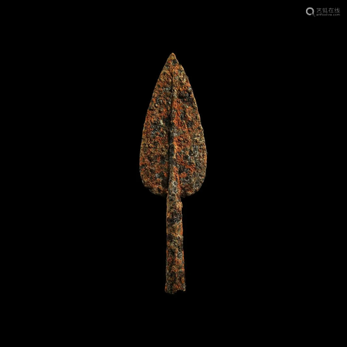 Iron Age Celtic Socketted Spearhead