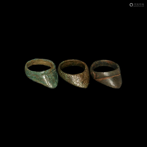 Medieval Archer's Thumb Ring Collection