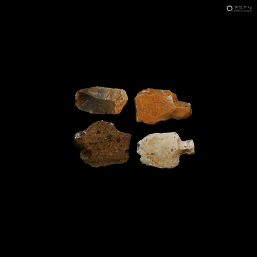 Stone Age Aterian Tanged Implement Group