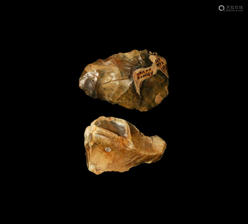 Stone Age Palaeolithic Hand Axe Group