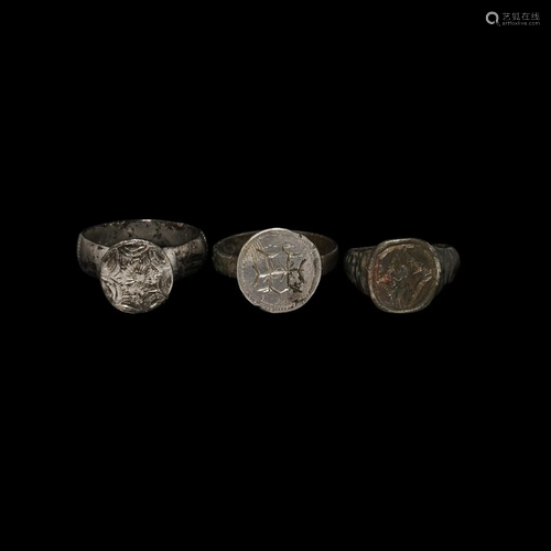 Medieval Period Silver Ring Collection