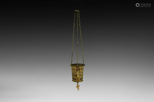 Post Byzantine Censer with Chains