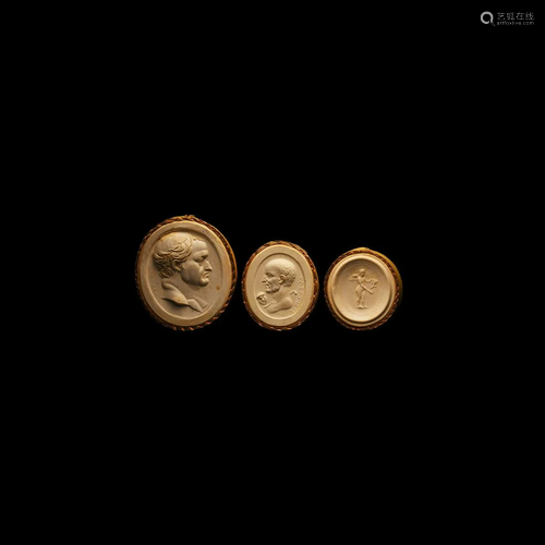 Victorian Plaster Cameo Collection