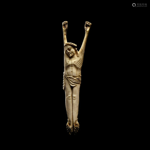 French Jansenist Bone Figure of Christ