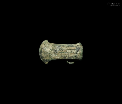 Bronze Age British Looped and Socketted Axehead