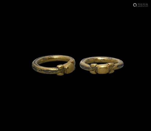 Post Medieval Gilt Silver Ring