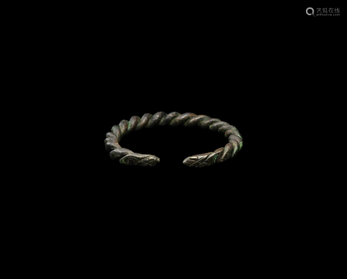 Viking Period Twisted Bar Bracelet