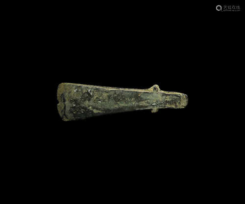 Bronze Age Copper Lugged Chisel