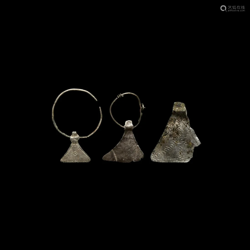 Viking Period Silver Axe Pendant Collection