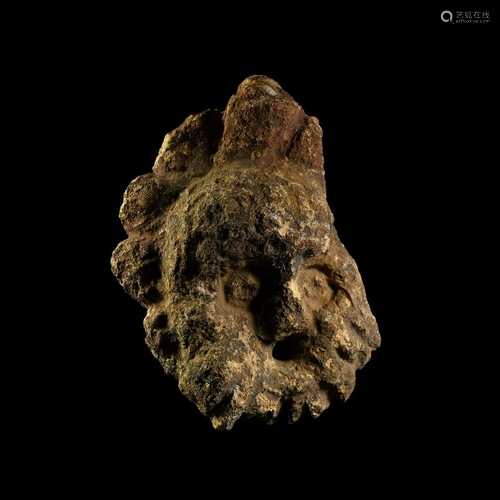 Iron Age Celtic Votive Stone Head